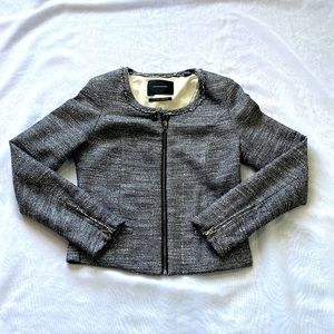Tweed Shimmer Moto Jacket